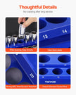 VEVOR Magnetic Socket Organizer Set 3PCS Magnetic Socket Trays Blue for Metric