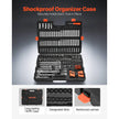VEVOR 225-Piece Socket Set, 1/4
