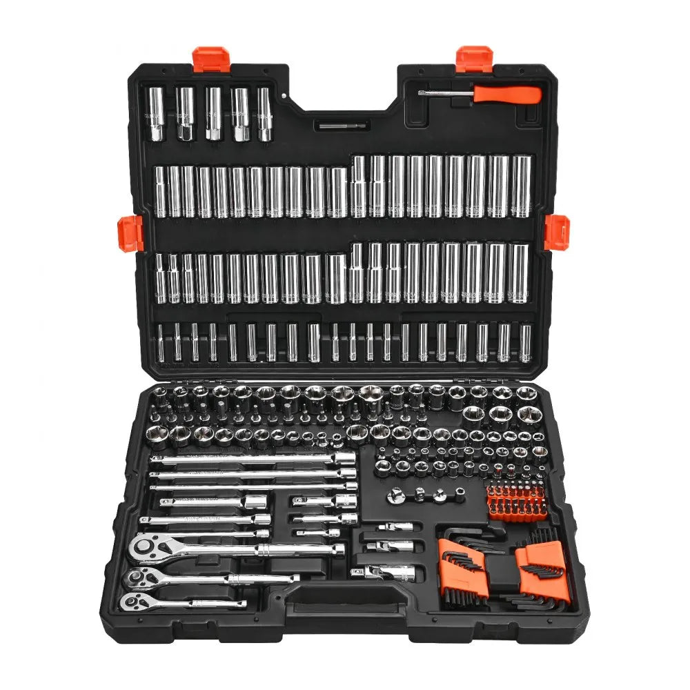 VEVOR 225-Piece Socket Set, 1/4