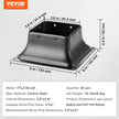 VEVOR 20Pcs 4x4 Post Base Brackets Heavy Duty for Standard Wood Post Anchor