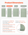 VEVOR Japanese Tatami Mat Full Foldable & Non-Slip Rush Grass Tatami Mattress