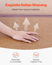 VEVOR Japanese Tatami Mat 80 x 55 in Foldable Natural Rattan Tatami Mattress