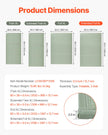 VEVOR Japanese Tatami Mat King Foldable & Non-Slip Rush Grass Tatami Mattress