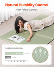 VEVOR Japanese Tatami Mat King Foldable & Non-Slip Rush Grass Tatami Mattress