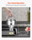 VEVOR Donut Depositor Manual Doughnut Dropper Hopper Stainless Steel Dispenser