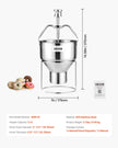 VEVOR Donut Depositor Manual Doughnut Dropper Hopper Stainless Steel Dispenser