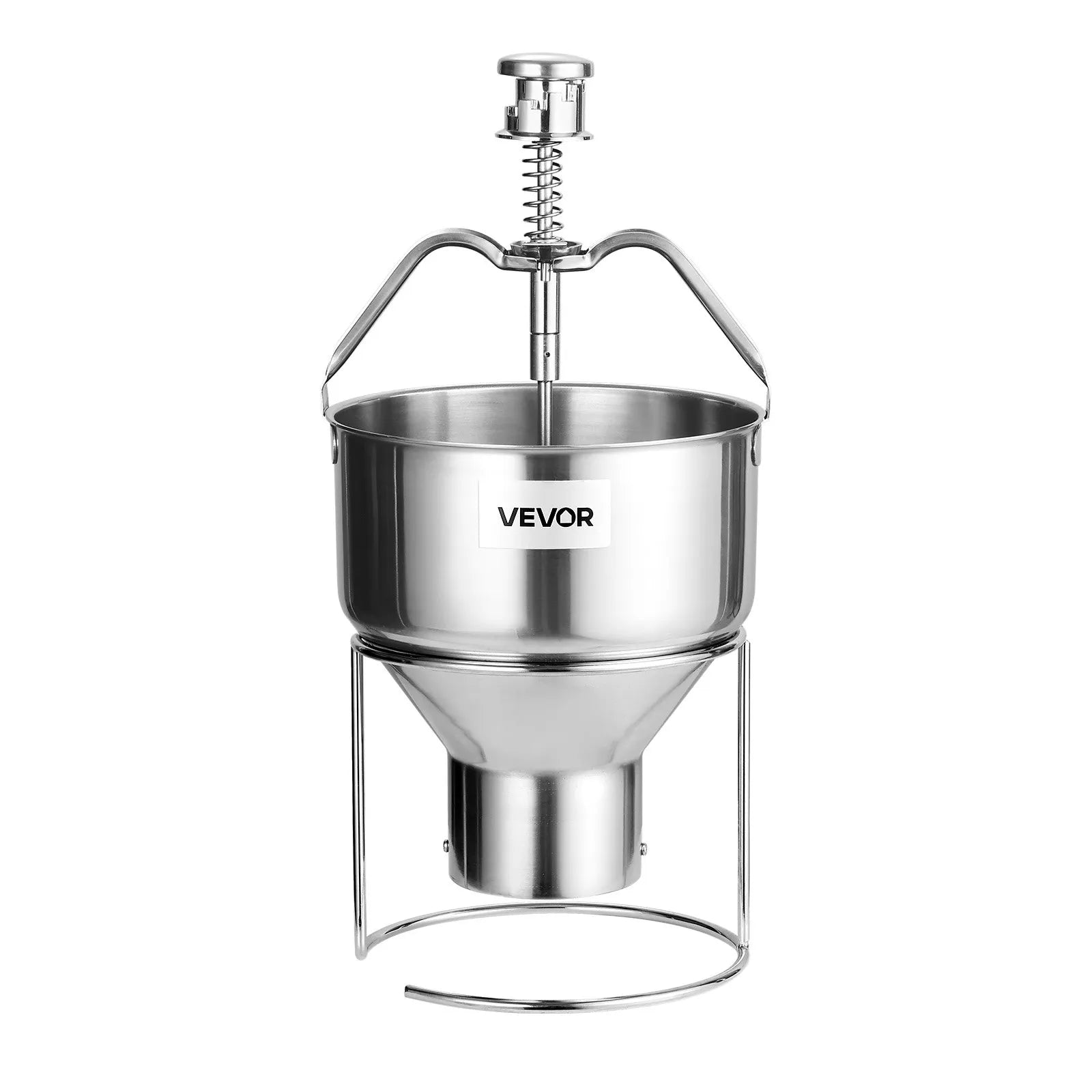 VEVOR Donut Depositor Manual Doughnut Dropper Hopper Stainless Steel Dispenser
