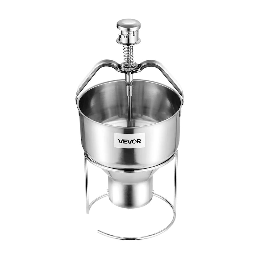 VEVOR Donut Depositor Manual Doughnut Dropper Hopper Stainless Steel Dispenser