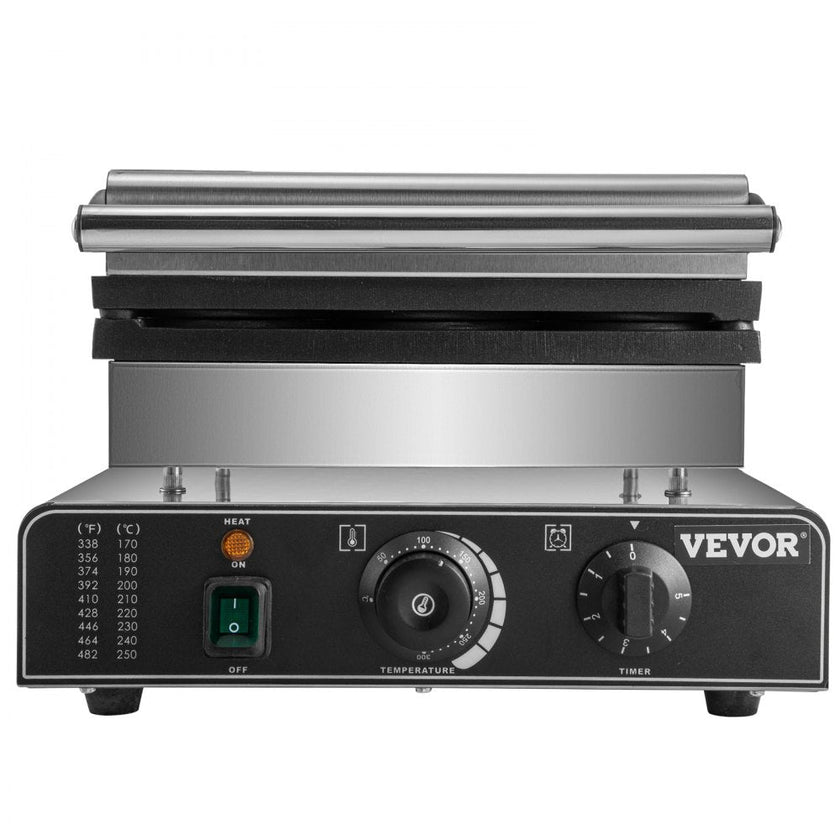 VEVOR Electric Donut Maker, 9 Holes Commercial Donut Machine, 2000W Electric Doughnut Machine, Double-Sided Heating Commercial Donut Maker, for Home & Commercial Use with Non-stick Teflon Coating