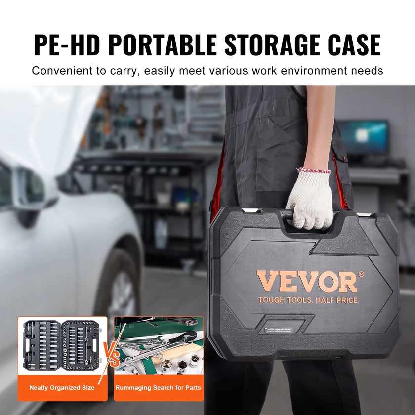 VEVOR Socket Set, 1/4