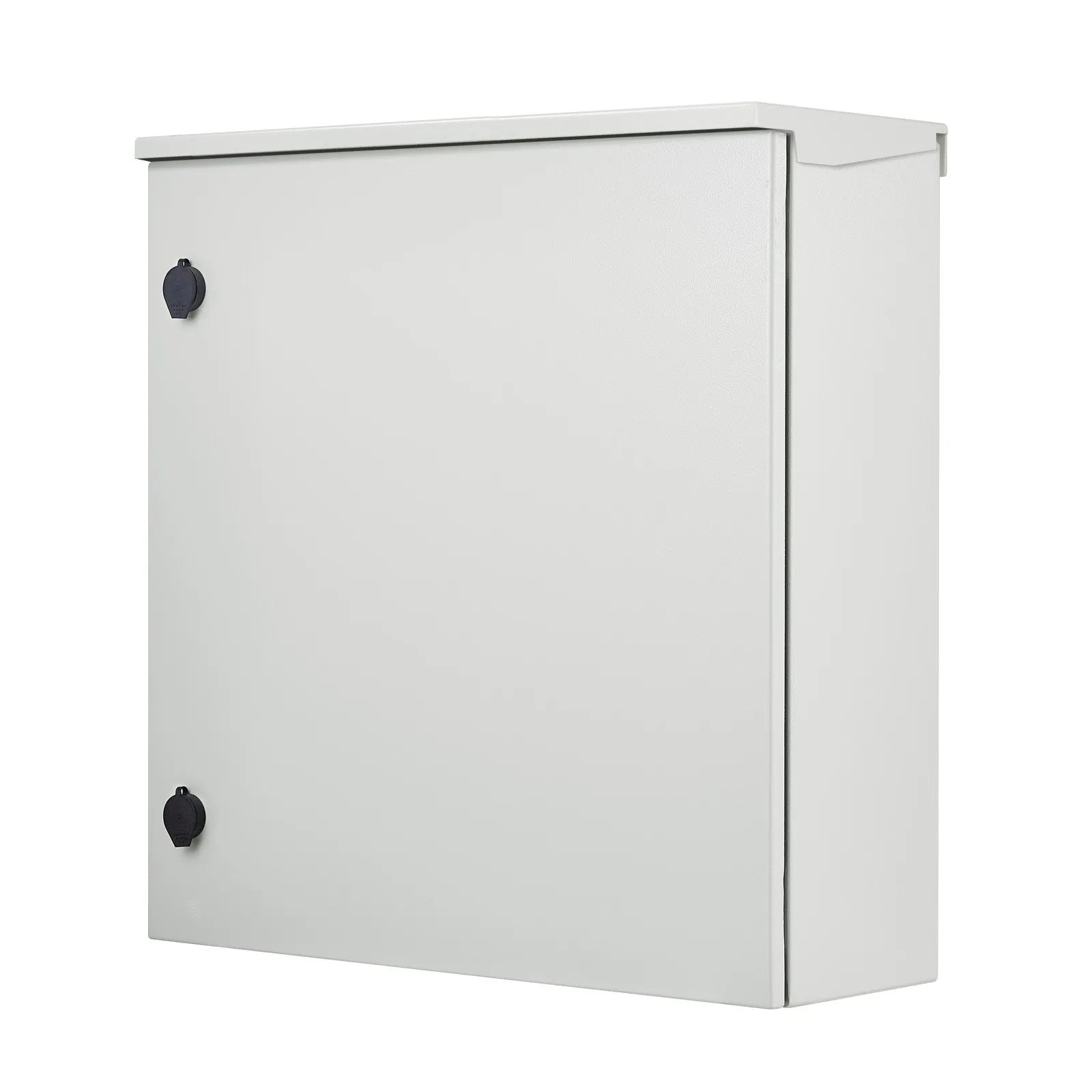 VEVOR Electrical Enclosure, 24x24x8in, Tested to UL Standards NEMA 4 Outdoor Enclosure, IP65 Waterproof & Dustproof Cold-Rolled Carbon Steel Hinged Junction Box for Outdoor Indoor Use, with Rain Hood