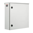 VEVOR Electrical Enclosure, 24x24x8in, Tested to UL Standards NEMA 4 Outdoor Enclosure, IP65 Waterproof & Dustproof Cold-Rolled Carbon Steel Hinged Junction Box for Outdoor Indoor Use, with Rain Hood