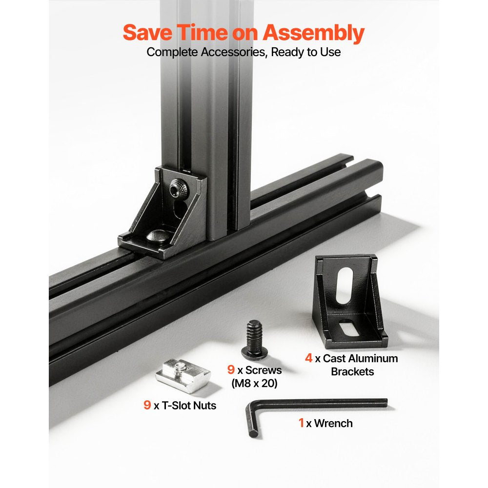 4PCS 4040 Aluminum Extrusion Profile 78.74