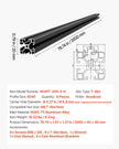 4PCS 4040 Aluminum Extrusion Profile 78.74