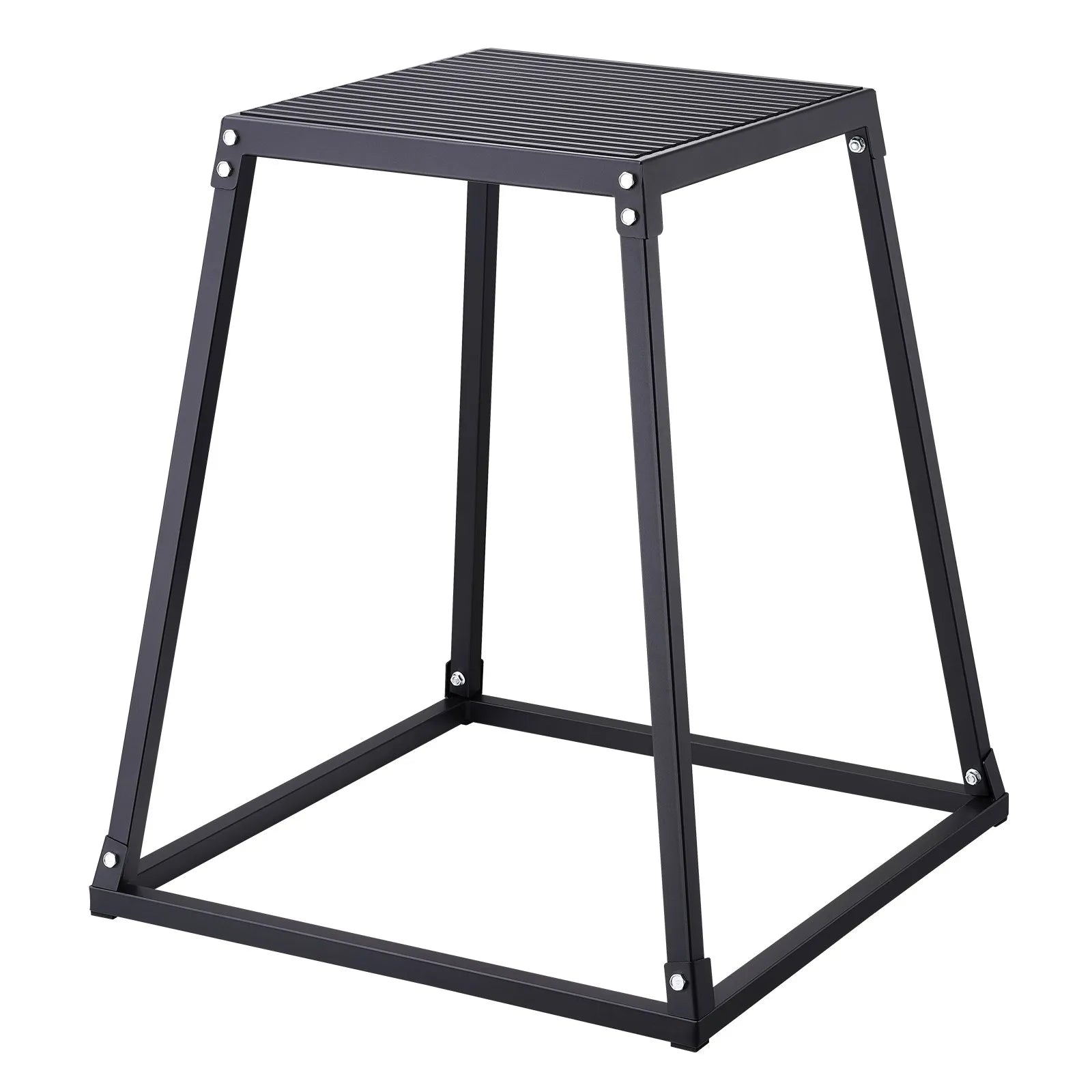 VEVOR Plyometric Jump Boxes, 12/18/24/30 Inch Plyo Box, Platform and Jumping Agility Box, Anti-Slip Fitness Exercise Step Up Box Set for Home Gym Training, Conditioning Strength Training, Black