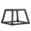VEVOR Plyometric Jump Box, 12 Inch Plyo Box, Steel Plyometric Platform and Jumping Agility Box, Anti-Slip Fitness Exercise Step Up Box for Home Gym Training, Conditioning Strength Training, Black