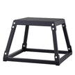 VEVOR Plyometric Jump Box, 12 Inch Plyo Box, Steel Plyometric Platform and Jumping Agility Box, Anti-Slip Fitness Exercise Step Up Box for Home Gym Training, Conditioning Strength Training, Black