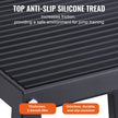 VEVOR Plyometric Jump Box, 18 Inch Plyo Box, Steel Plyometric Platform and Jumping Agility Box, Anti-Slip Fitness Exercise Step Up Box for Home Gym Training, Conditioning Strength Training, Black