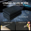 VEVOR Carbon Felt Welding Blanket 4 Pack, 37