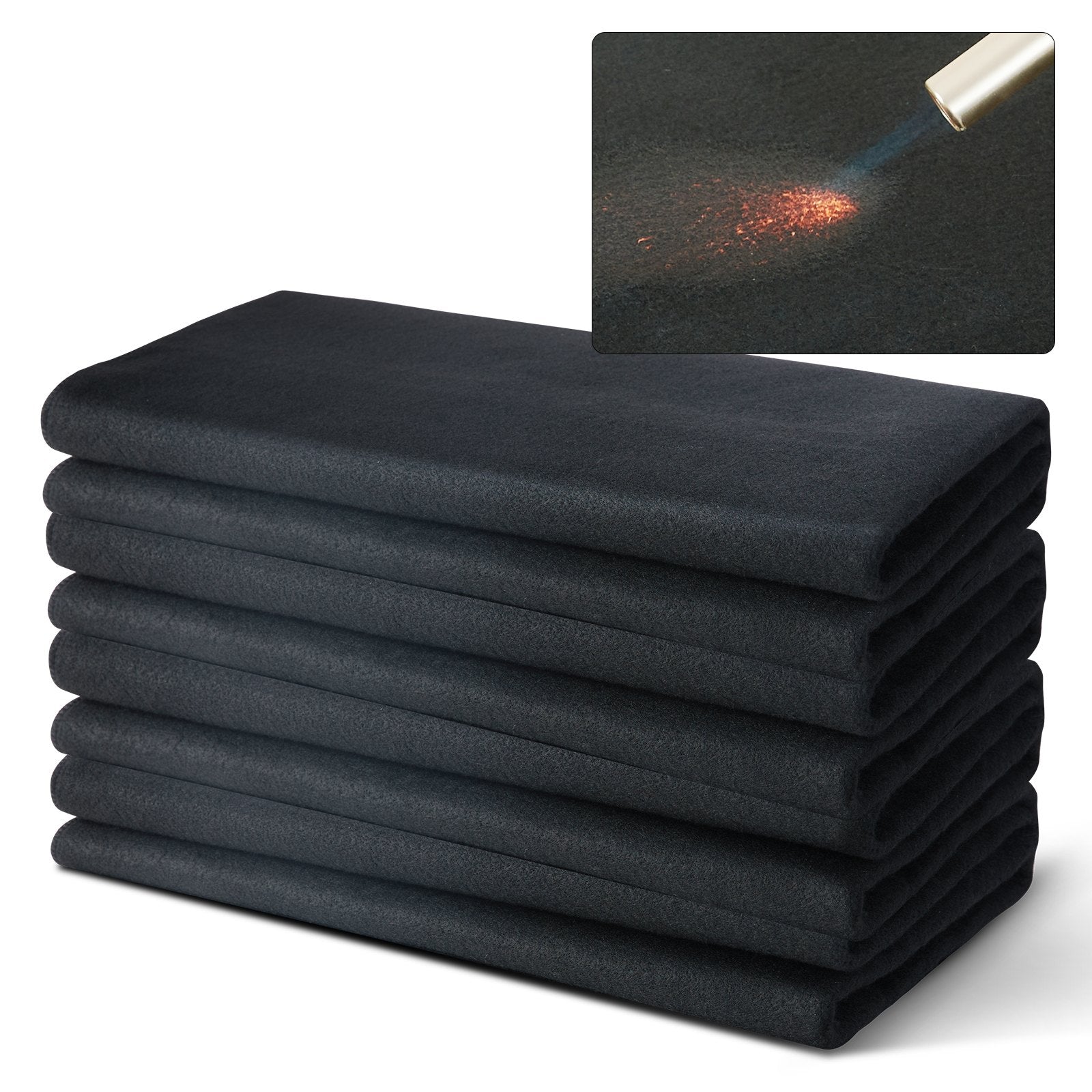 VEVOR Carbon Felt Welding Blanket 4 Pack, 37