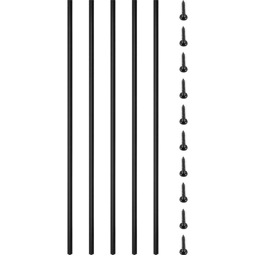 VEVOR Deck Balusters, 16 Pack Metal Deck Spindles, 44