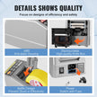 VEVOR Automatic Tape Dispenser Adhesive Electric Tape Cutter Packaging Machine Tape Cutting Machine 6-60mm Tape Width