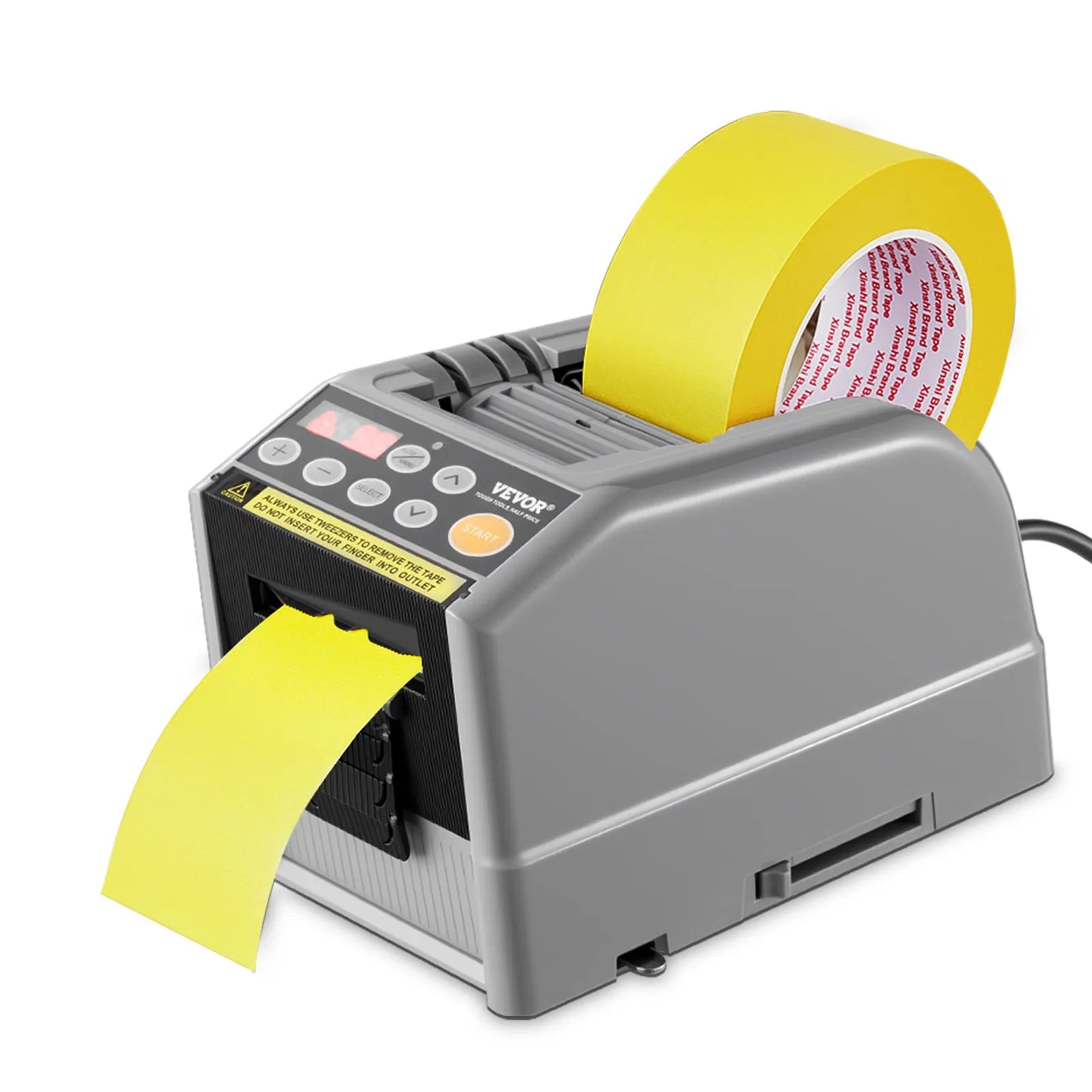 VEVOR Automatic Tape Dispenser Adhesive Electric Tape Cutter Packaging Machine Tape Cutting Machine 6-60mm Tape Width