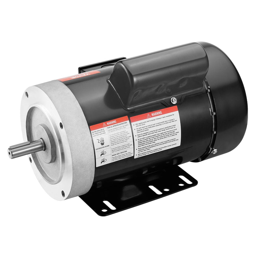 VEVOR 1HP Electric Motor 1725RPM AC115V/230V 56C Frame 1-Phase 5/8