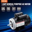 VEVOR 1.5HP Electric Motor 3450RPM AC115V/230V 56 Frame 1-Phase 5/8