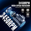 VEVOR 1.5HP Electric Motor 3450RPM AC115V/230V 56 Frame 1-Phase 5/8