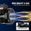 VEVOR 1.5HP Electric Motor 3450RPM AC115V/230V 56 Frame 1-Phase 5/8