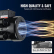VEVOR 1.5HP Electric Motor 3450RPM AC11V/230V 56C Frame 1-Phase 5/8