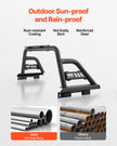 VEVOR Truck Bed Roll Bar Universal Chase Rack for Mid-Size Pickup Carbon Steel