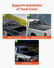 VEVOR Truck Bed Roll Bar Universal Chase Rack for Full-Size Pickup Carbon Steel