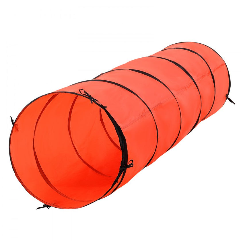VEVOR Dog Agility Training Equipment 5 PCS Upgrade w/ Hurdles Extended Tunnel
