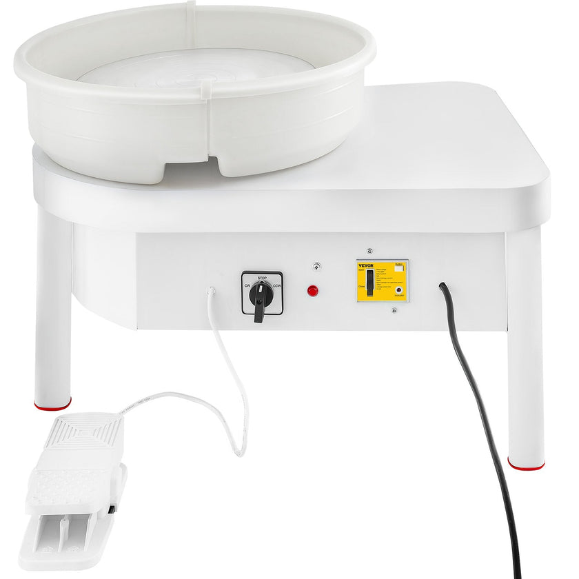 VEVOR Pottery Wheel 36cm Pottery Forming Machine with Foot Pedal Pottery Wheel for Adults 450W Electric Pottery Wheel for DIY Clay Art Craft