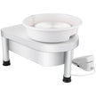 VEVOR Pottery Wheel 25CM Pottery Forming Machine 350W Electric Wheel for Pottery with Foot Pedal and Detachable Basin Easy Cleaning for Ceramics Clay Art Craft DIY