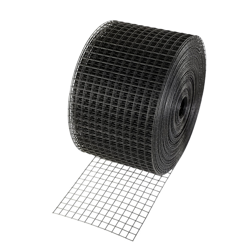 VEVOR 8 inch x 100ft Solar Panel Bird Guard, Critter Guard Roll Kit with 100pcs Stainless Steel Fasteners, Solar Panel Guard with Rust-proof PVC Coating, 1/2 inch Wire Roll Mesh