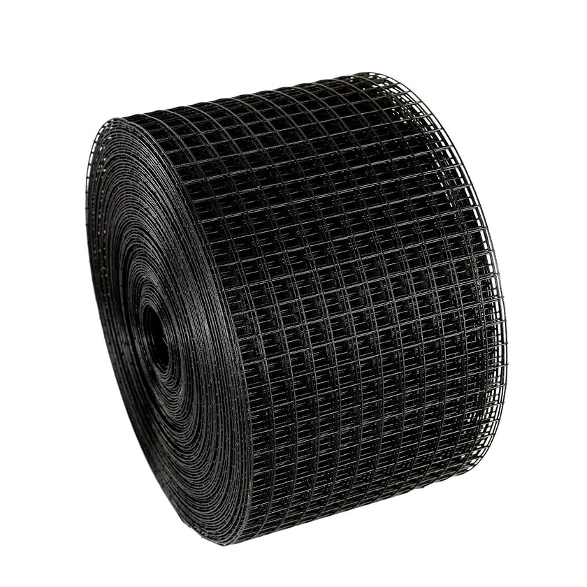 VEVOR 8 inch x 100ft Solar Panel Bird Guard, Critter Guard Roll Kit with 100pcs Stainless Steel Fasteners, Solar Panel Guard with Rust-proof PVC Coating, 1/2 inch Wire Roll Mesh
