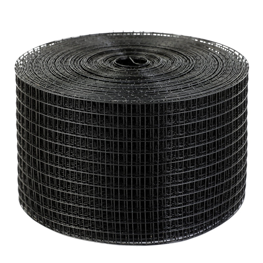 VEVOR 8 inch x 100ft Solar Panel Bird Guard, Critter Guard Roll Kit with 100pcs Stainless Steel Fasteners, Solar Panel Guard with Rust-proof PVC Coating, 1/2 inch Wire Roll Mesh
