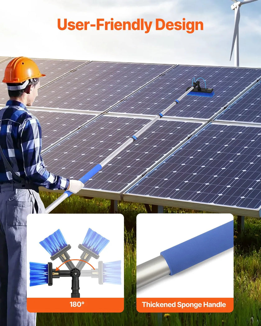 VEVOR Water Fed Pole Kit 20FT Solar Panel Cleaning Pole with Extendable Handle