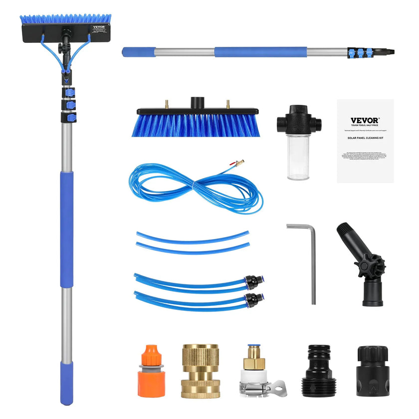 VEVOR Water Fed Pole Kit 20FT Solar Panel Cleaning Pole with Extendable Handle