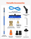 VEVOR Water Fed Pole Kit 12FT Solar Panel Cleaning Pole with Extendable Handle
