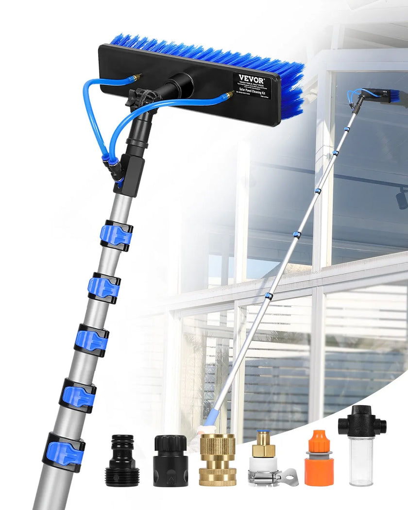 VEVOR Water Fed Pole Kit 36FT Solar Panel Cleaning Pole with Extendable Handle