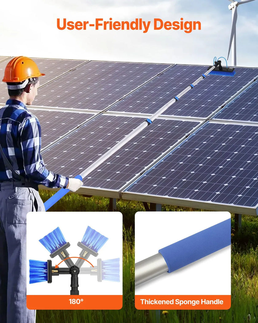 VEVOR Water Fed Pole Kit 24FT Solar Panel Cleaning Pole with Extendable Handle