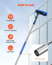 VEVOR Water Fed Pole Kit 24FT Solar Panel Cleaning Pole with Extendable Handle