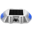 VEVOR Driveway Lights 12-Pack Solar Driveway Lights Bright Blue Solar Deck Lights Outdoor Waterproof Wireless Dock Lights 6 LEDs for Deck Dock Driveway Path Warning Garden Walkway Sidewalk Steps