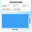 VEVOR Solar Pool Cover, 28 x 14 ft Rectangle Solar Blanket for Pools, Inground Above Ground Swimming Pool Solar Cover, 8 mil Solar Covers Blue