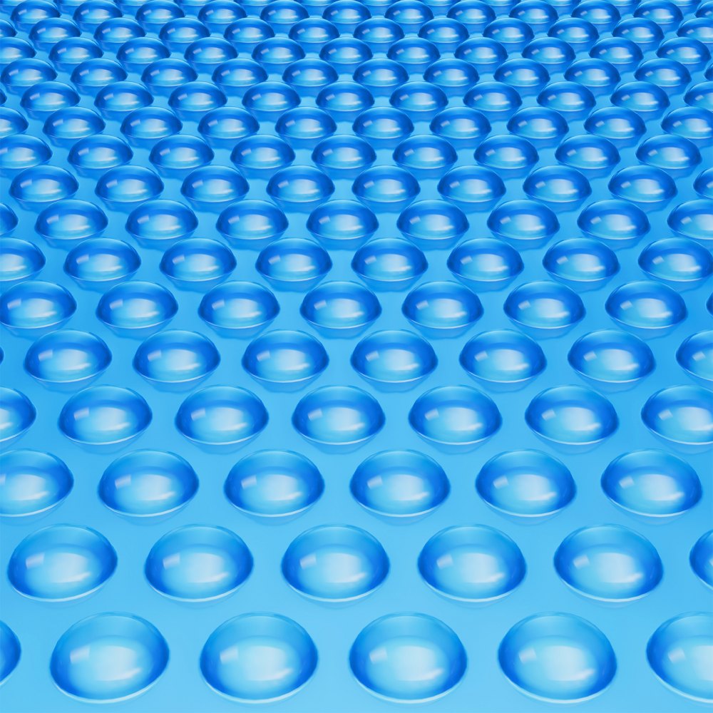 VEVOR Solar Pool Cover, 28 x 14 ft Rectangle Solar Blanket for Pools, Inground Above Ground Swimming Pool Solar Cover, 8 mil Solar Covers Blue