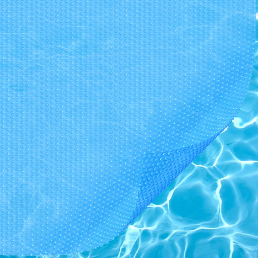 VEVOR Solar Pool Cover, 28 x 14 ft Rectangle Solar Blanket for Pools, Inground Above Ground Swimming Pool Solar Cover, 12 mil Solar Covers Blue
